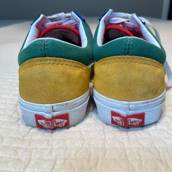 Vans Old Skool Yacht Club Skate Sneakers Size US Women 6.5 Colorful Suede Canvas - Picture 6 of 12